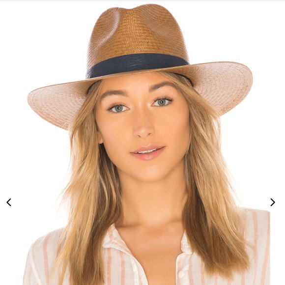 NWT Janessa Leone Panton Straw Hat - Picture 5 of 16